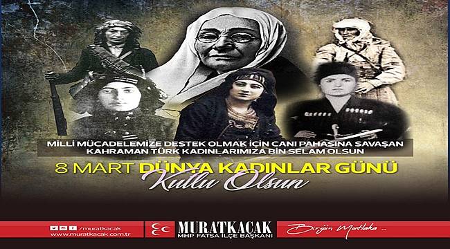 Kaçak: Tüm kadınlarımızın gününü kutluyorum