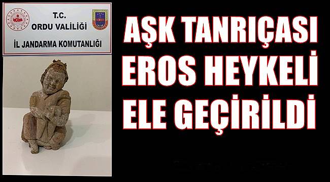 Ordu&#039;da jandarma tarafından yakalanan tarihi heykele paha biçilemiyor