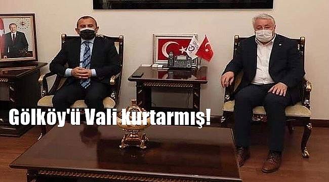 Gölköy Belediyesi direkten dönmüş!