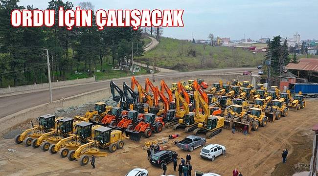 Ordu Büyükşehir araç filosunu güçlendirdi