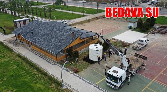 Yağmur Suyu Hasat Sistemi Faaliyete Başladı