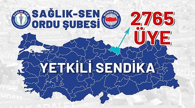 Ordu'da yetki Sağlık Sen'de