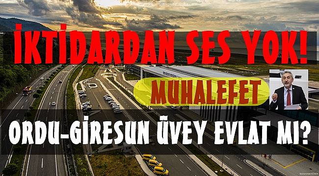 Adıgüzel: Ordu Giresun birilerine  kurban ediliyor