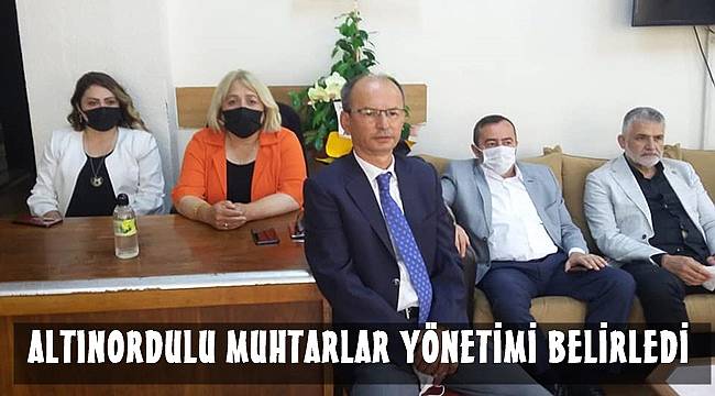 Altınordu Muhtarlar Derneği'nde Olgun Öztürk yeniden seçildi