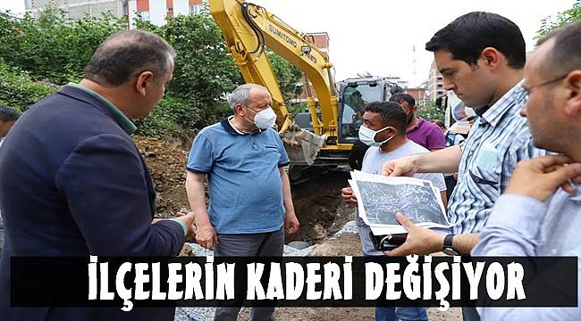Büyükşehir ilçelere damga vuruyor