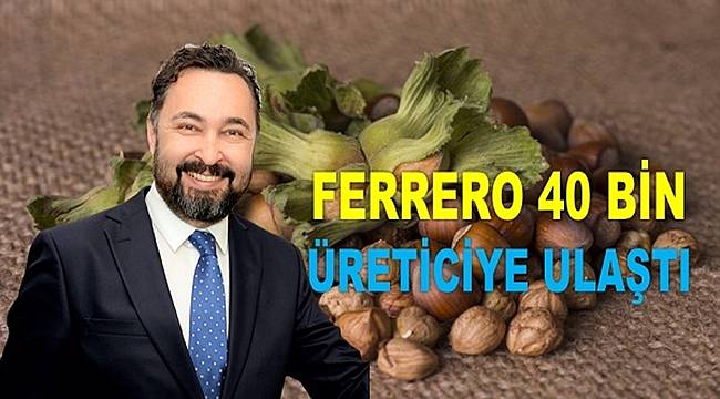 Bamsı: Ferrero Türk Fındık Sektörünün Stratejik Ortağıdır
