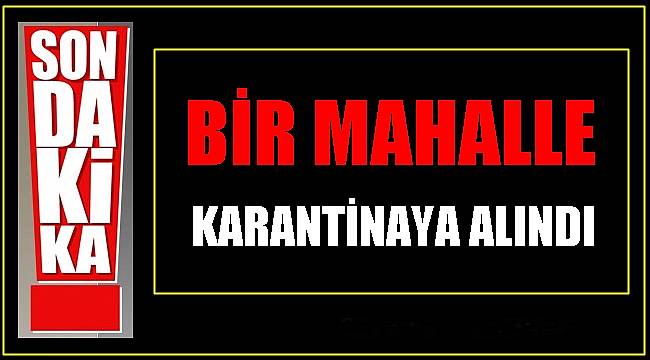 Ordu'da bir mahalle karantinaya alındı