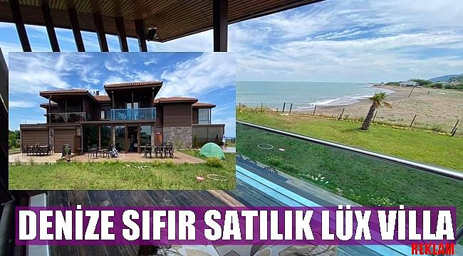 Ordu'da denize sıfır satılık lüx villa