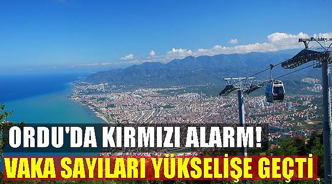 Ordu'da vaka sayıları artıyor!
