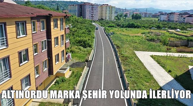 Başkan Tören: Altınordu Belediyesi çalışıyor, Altınordu güzelleşiyor