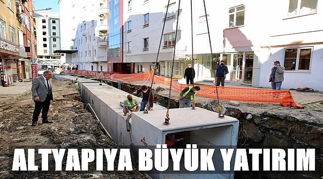 Büyükşehir parayı altyapıya gömdü