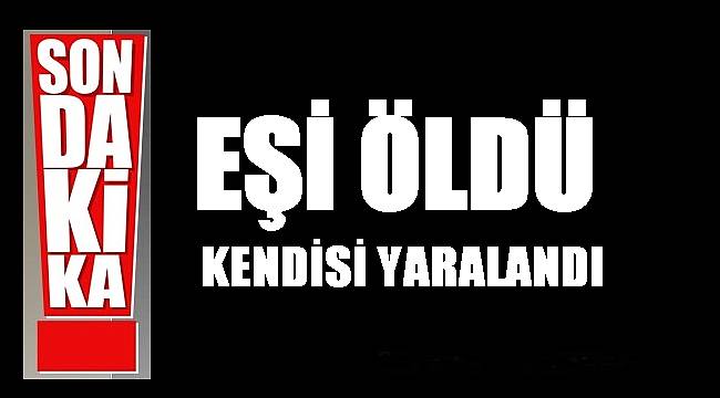 Kazada sürücü yaralandı eşi vefat etti