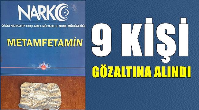 Ordu'da uyuşturucu operasyonu