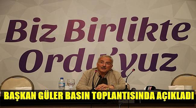 Başkan Güler'den flaş açıklamalar