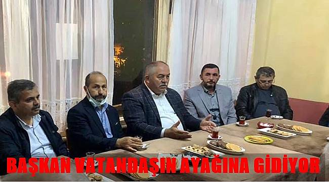 Başkan Tandoğan, şikayet ve önerileri halkın ayağına giderek dinliyor