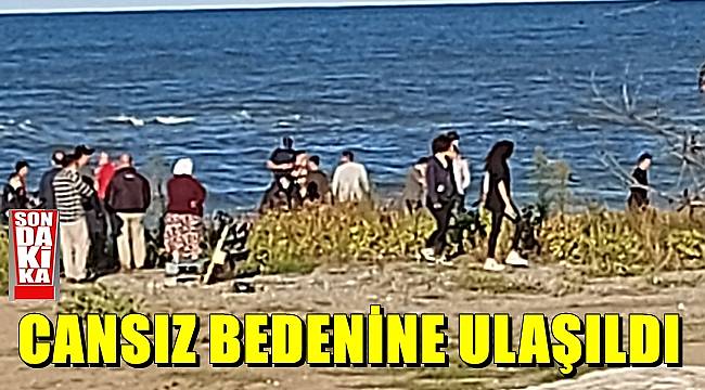 Denizde boğulan üniversiteli gencin cansız bedenine ulaşıldı
