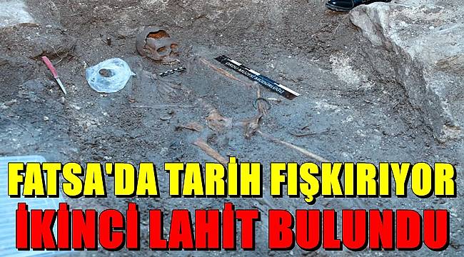Fatsa'da ikinci lahit bulundu