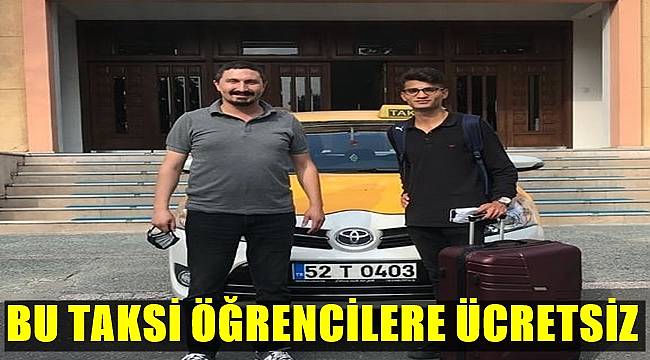 Gürbüz Taksi Üniversite Öğrencilerini Ücretsiz Taşıyor