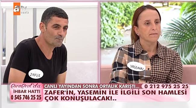 Kanlı bıçaklı çift Esra Erol&#039;da anlaşarak boşandı