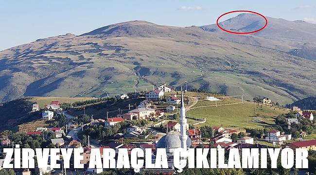 Karagöl'ün zirvesine araçla çıkılamıyor