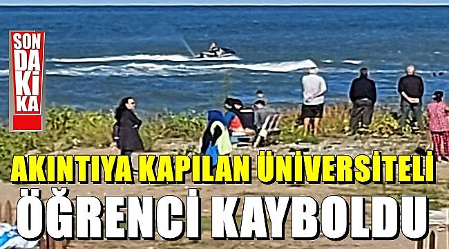 Ordu&#039;da akıntıya kapılan üniversite öğrencisi kayboldu