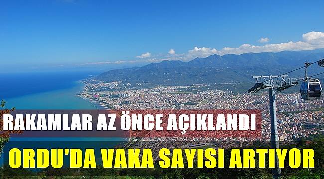 Ordu&#039;da günlük vaka sayısı kaça ulaştı?