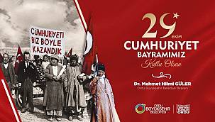 Başkan Güler'den Cumhuriyet Bayramı Mesajı