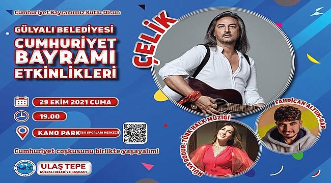 Çelik Gülyalı'da konser verecek