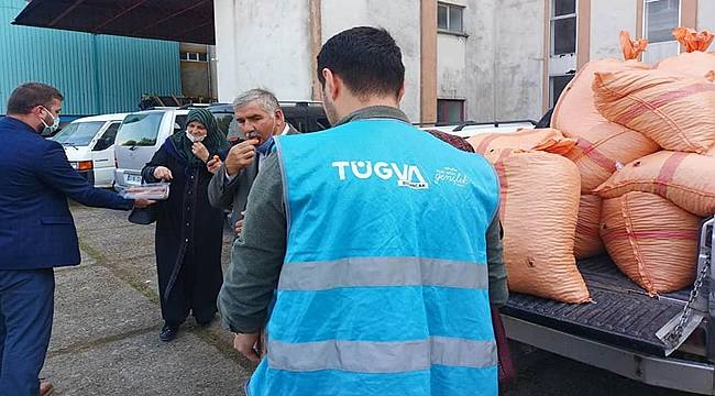 Fındık üreticisine  tatlı ve su