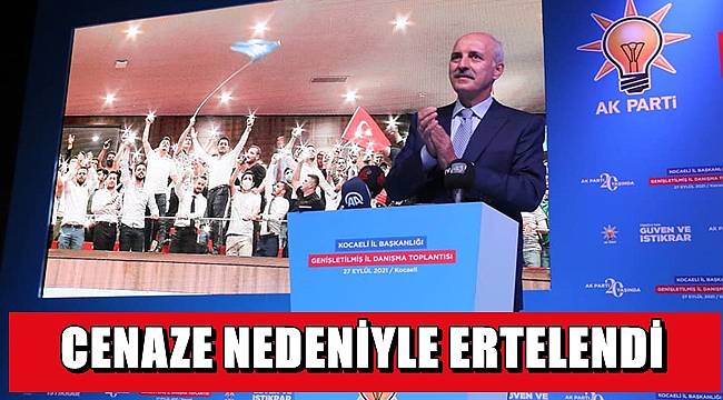 Kurtulmuş&#039;un Ordu programı Pazar&#039;a ertelendi