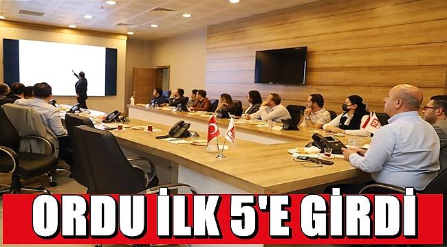 Ordu 2 doz aşılamada Türkiye'de 5. sırada