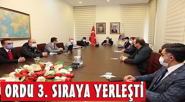 Ordu aşılamada Türkiye 'de 3. sırada