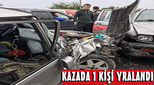 Ordu&#039;da trafik kazası: 1 yaralı var