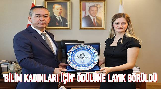 Ordu Üniversitesi&#039;nden Doç.Dr. Saniye Söylemez &#039;Bilim Kadınları İçin&#039; ödülüne layık görüldü