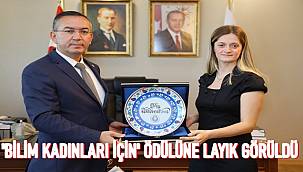 Ordu Üniversitesi'nden Doç.Dr. Saniye Söylemez 'Bilim Kadınları İçin' ödülüne layık görüldü