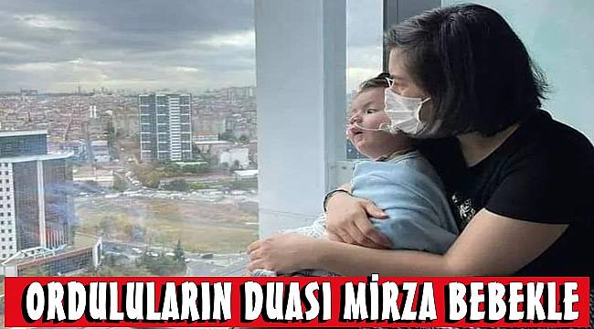 SMA Hastası Mirza Bebek Tedaviye Gidiyor