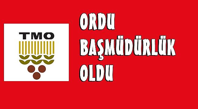 TMO en çok fındık aldığı Ordu&#039;yu Başmüdürlük yaptı