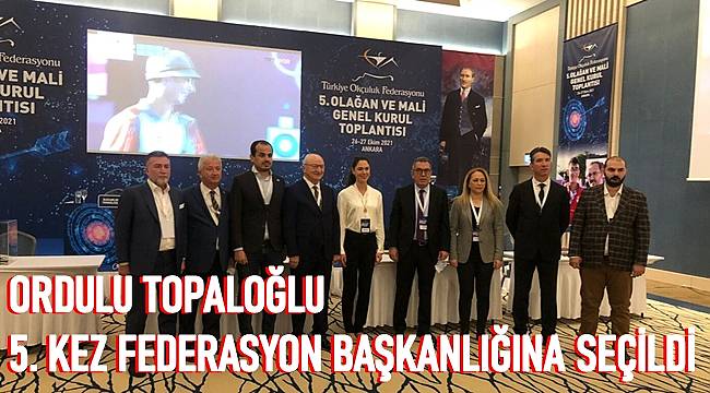 Türkiye Okçuluk Federasyon Başkanlığına Ordulu Abdullah Topaloğlu seçildi