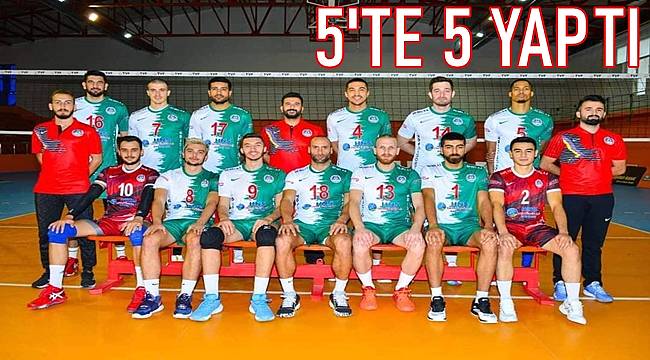 Akkuş Belediyespor üst üste 5. maçını da kazandı