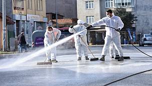 Altınordu'da 7/24 temizlik mesaisi