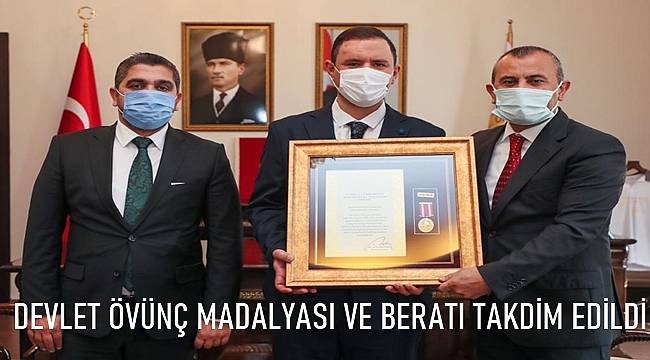 Gazi Uzm. Onbaşı Bedri Uğurlu&#039;ya Devlet Övünç Madalyası ve Beratı Takdim Edildi