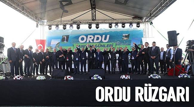 İstanbul'da Ordu Rüzgarı esiyor