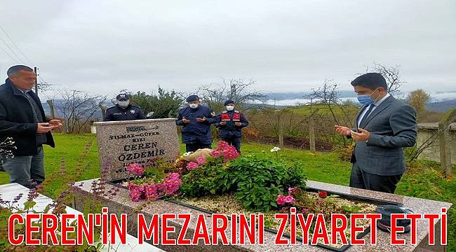 Kaymakam Divli Ceren Özdemir&#039;in mezarını ziyaret etti