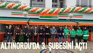 Kooperatif Market Altınordu'da 3. şubesini açtı