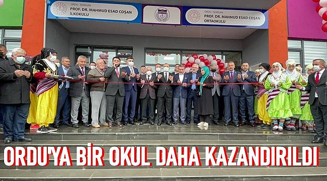 Korgan Prof. Dr.Mahmud Esad Coşan İlk ve Ortaokulu Açıldı