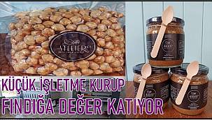 Kurdukları küçük işletmeyle fındığa değer kattılar