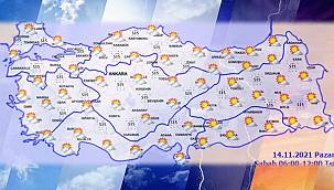 Meteoroloji'den günlük hava tahmini