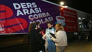 Ordu'da ders arası çorba molası