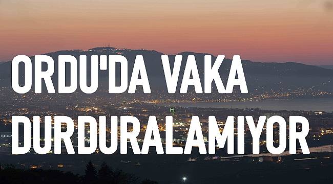 Ordu'da günlük vaka sayısı 530'a ulaştı