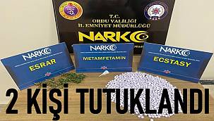 Ordu'da uyuşturucu operasyonu 2 kişi tutuklandı